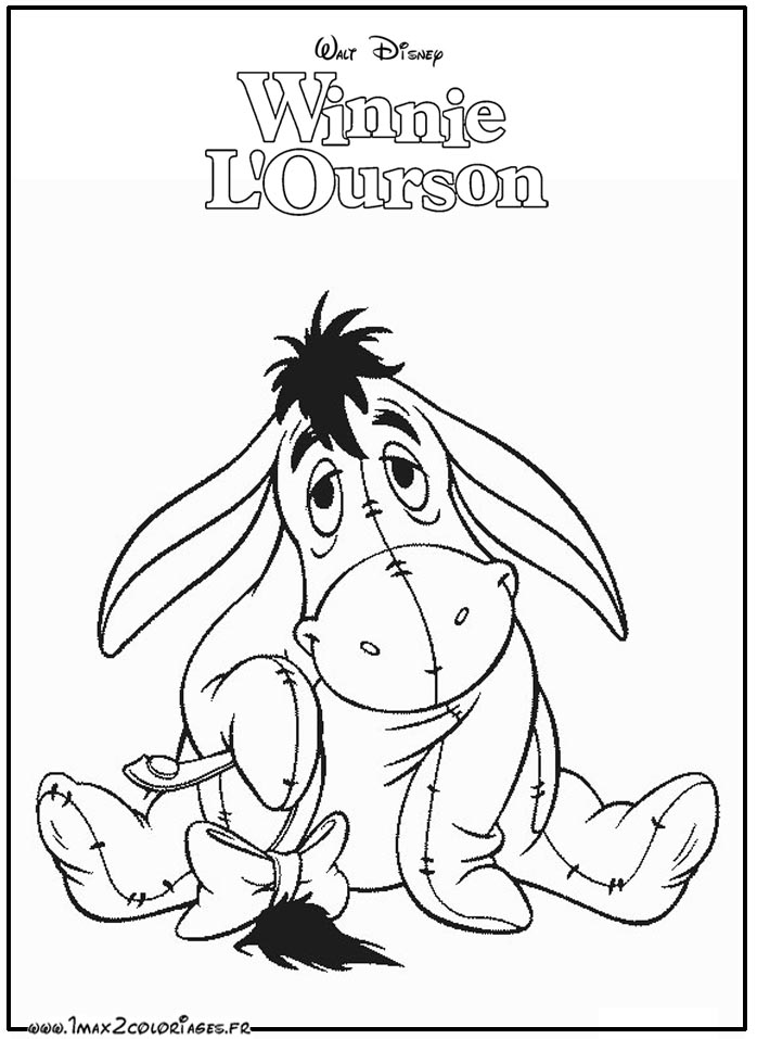 Coloriage Sur Winnie L Ourson