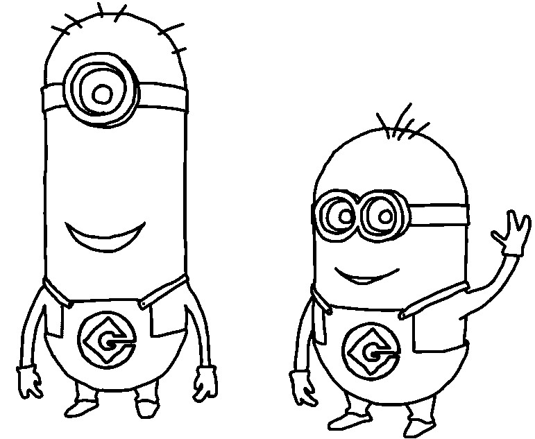 coloriage a imprimer minion