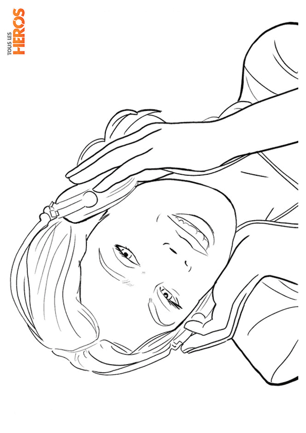 coloriage a imprimer violetta