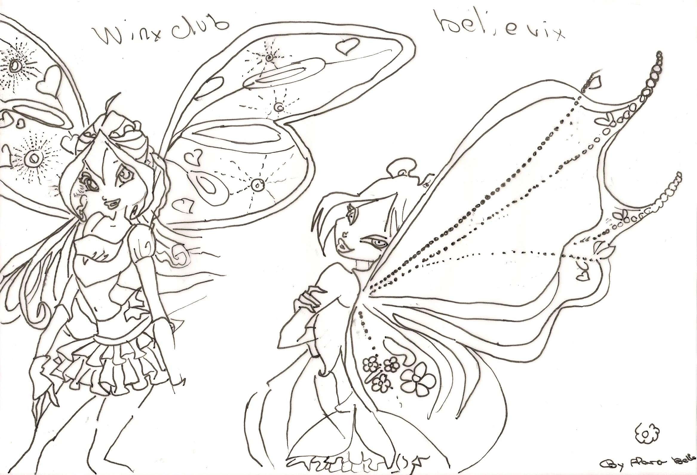 Luxe Coloriage Magique De Winx  30000 ++ collections de pages à