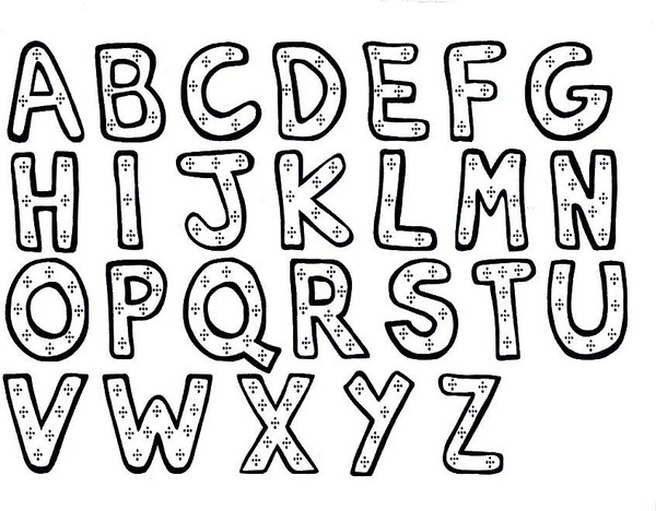 coloriage alphabet a imprimer