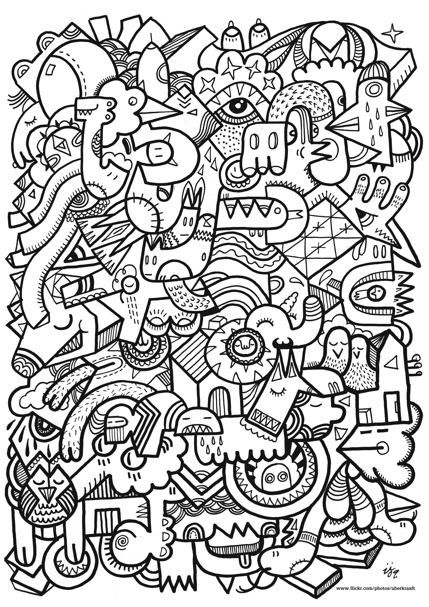 coloriage anti stress pour adulte a imprimer