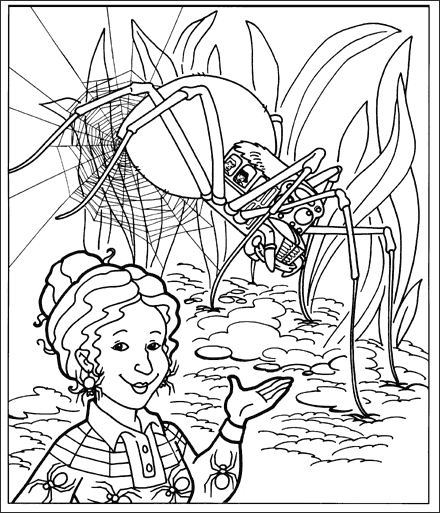 coloriage araignee gratuit