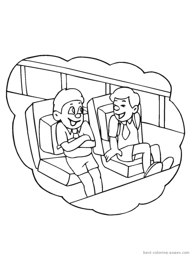 coloriage autobus en ligne