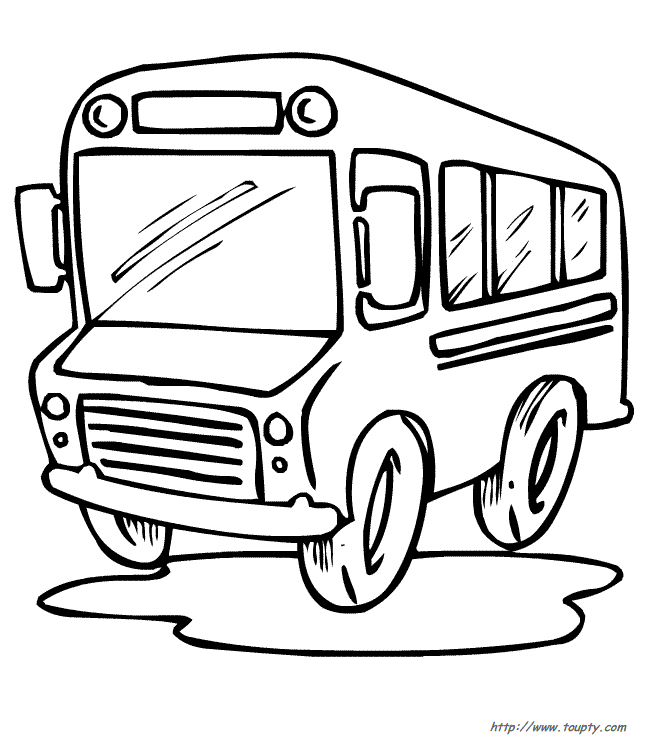 coloriage autobus en ligne