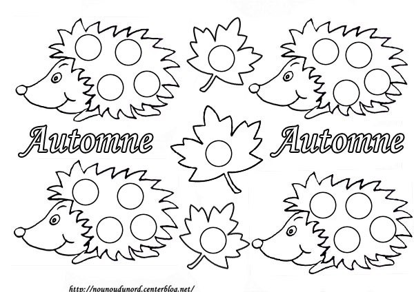 coloriage automne gratuit