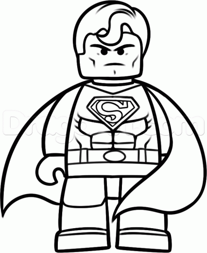 coloriage avengers lego