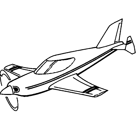 6 dessins de coloriage Avion De Course à imprimer