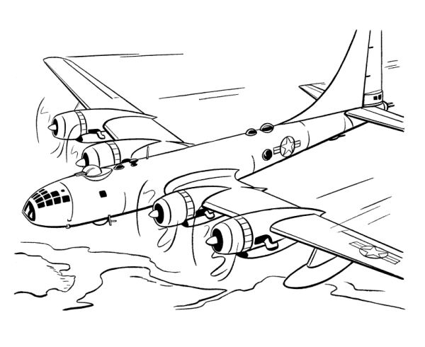 6 dessins de coloriage Avion De Course à imprimer