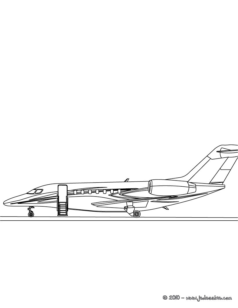 12 dessins de coloriage Avion En Ligne   imprimer