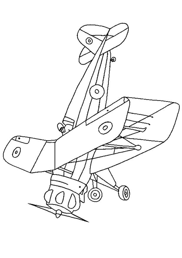 coloriage avion en ligne