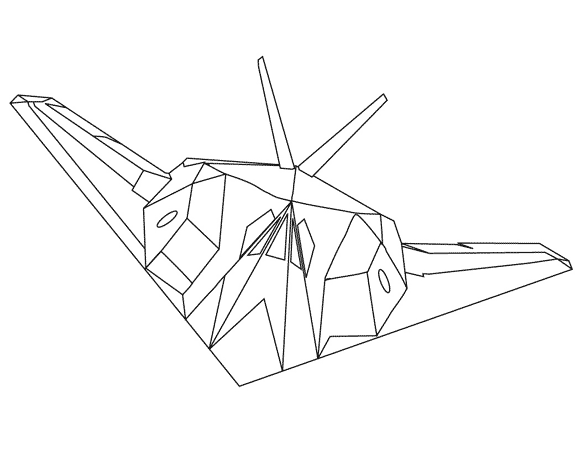 coloriage avion gratuit