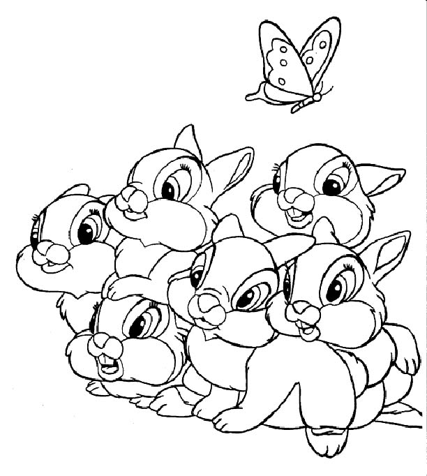 dessin coloriage a dessiner bambi