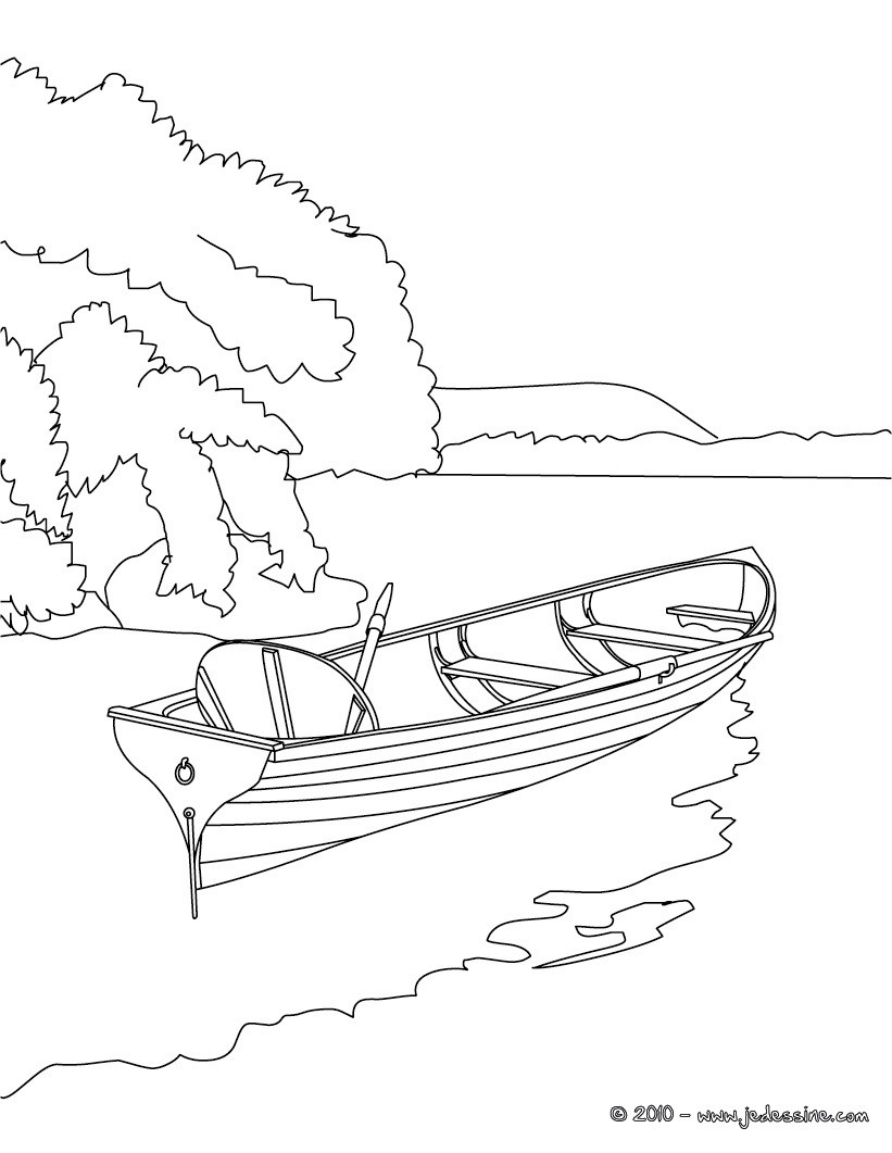 coloriage bateau de croisiere