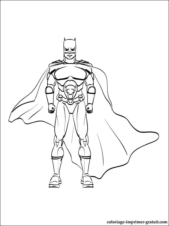 coloriage batman a imprimer