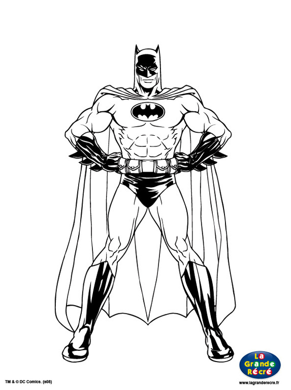 coloriage batman gratuit