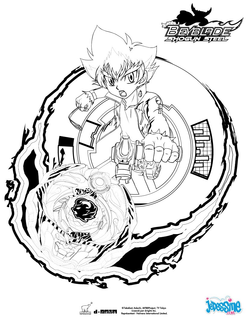 16 dessins de coloriage Beyblade Shogun Steel   imprimer