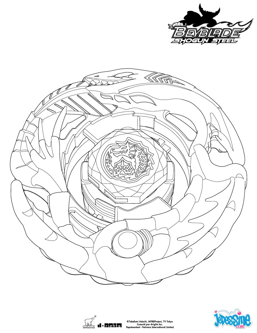 coloriage beyblade shogun steel 17678