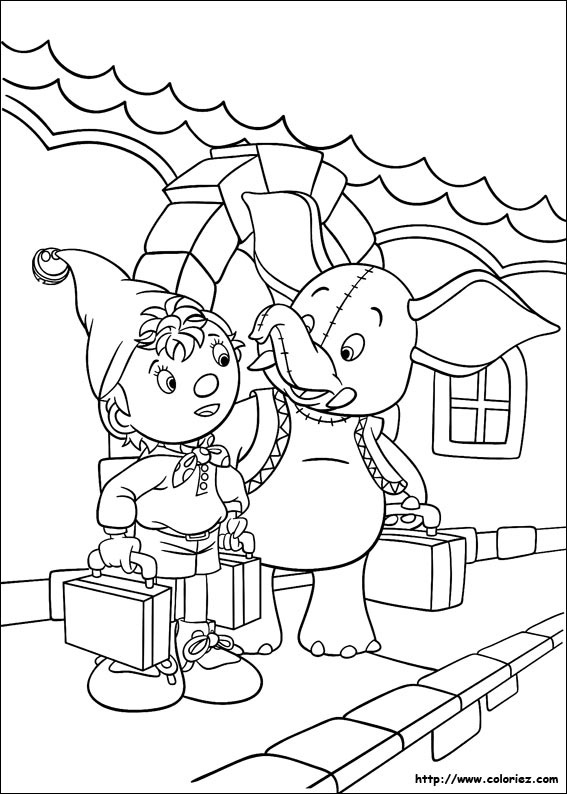 coloriage bienvenue chez les robinson