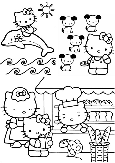 coloriage boulangerie imprimer