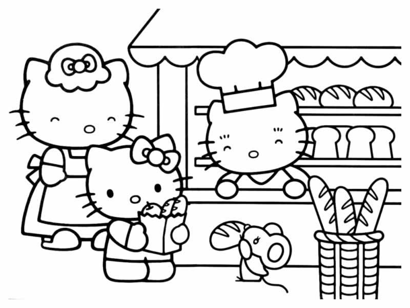 coloriage boulangerie imprimer