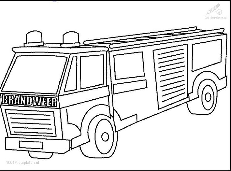 coloriage camion ambulance