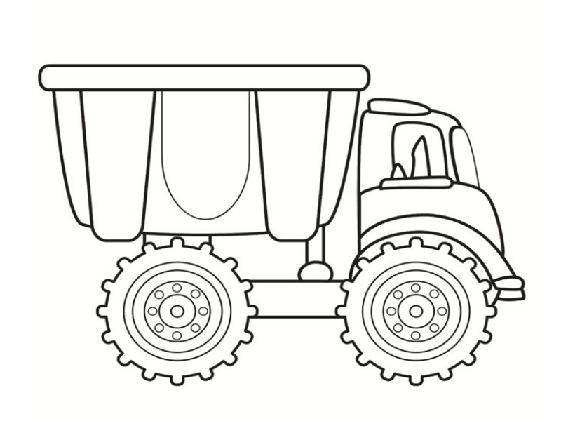 coloriage camion pompier a imprimer