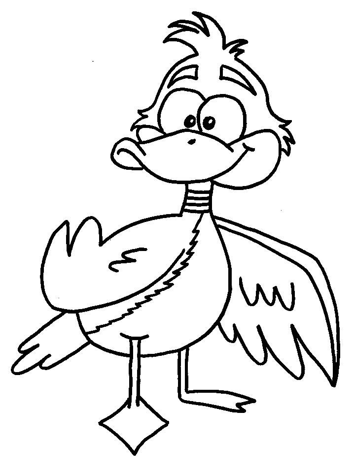 coloriage canard maternelle