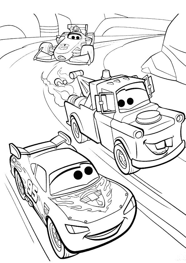 coloriage cars 2 a imprimer gratuit