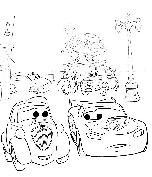 coloriage cars 2