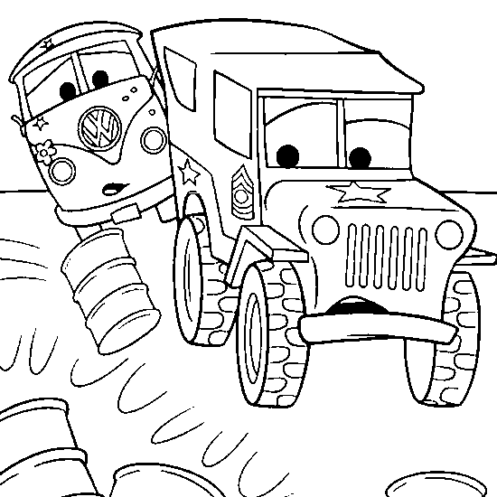 coloriage cars en ligne gratuit