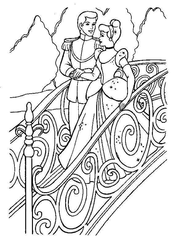 coloriage cendrillon carrosse