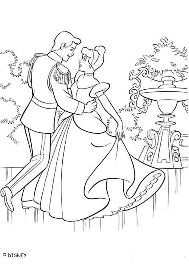 coloriage cendrillon en ligne gratuit