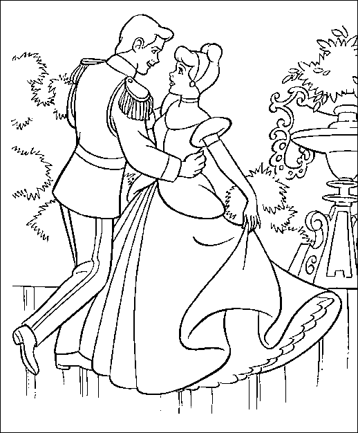 coloriage cendrillon en ligne