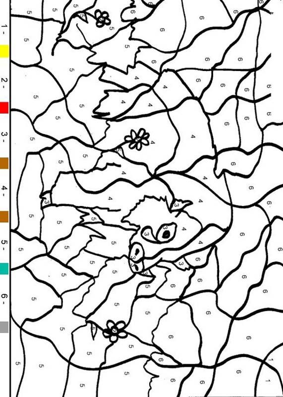 coloriage chasseur sanglier