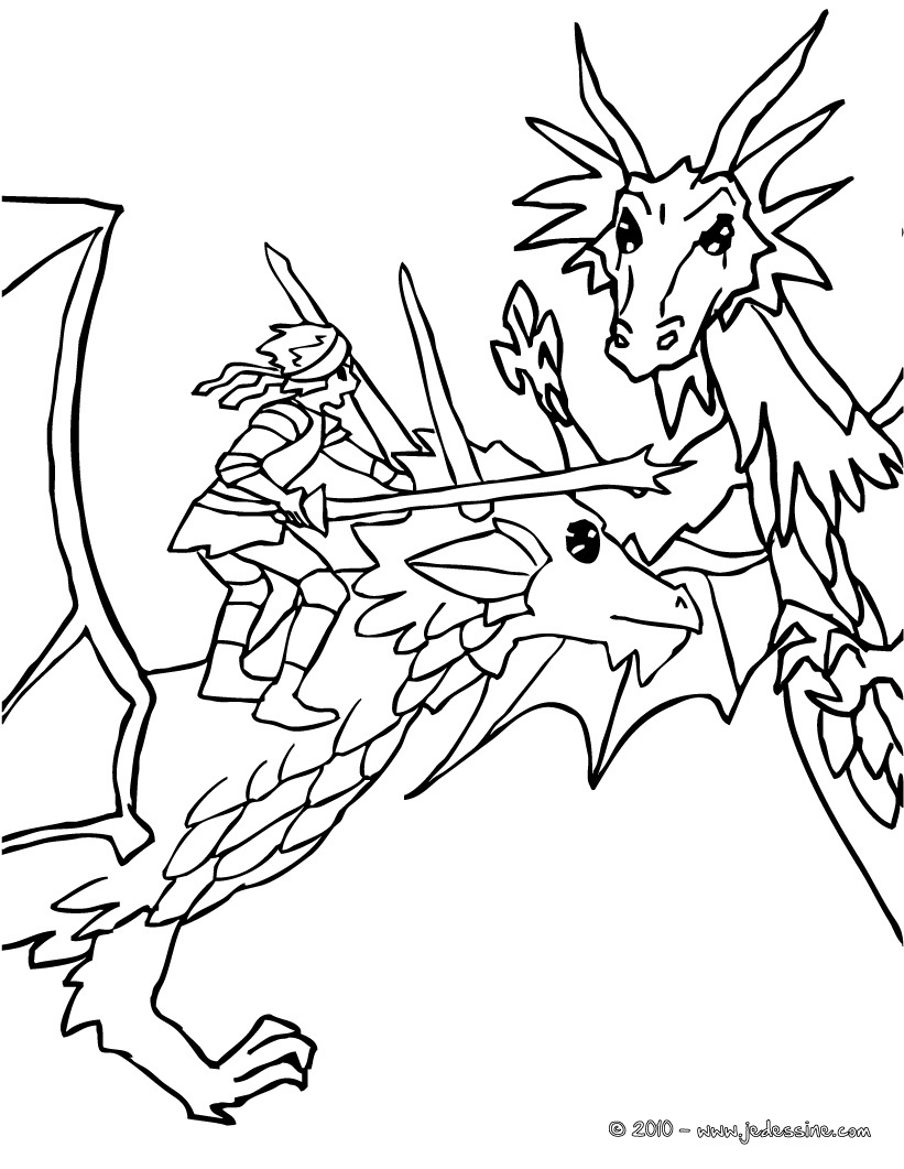 coloriage magique dragon 2