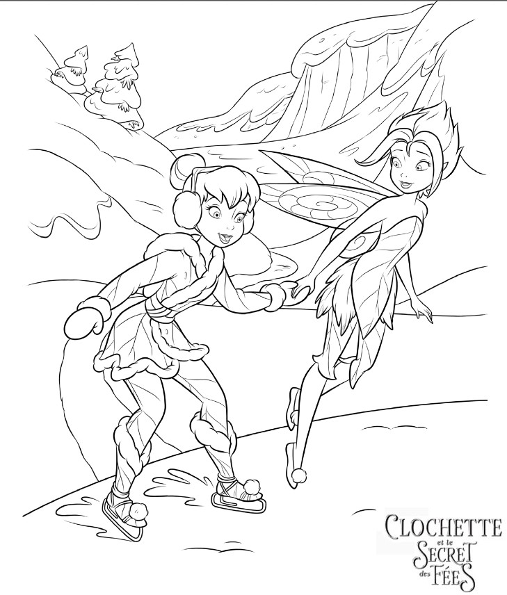 coloriage clochette et le secret des fees