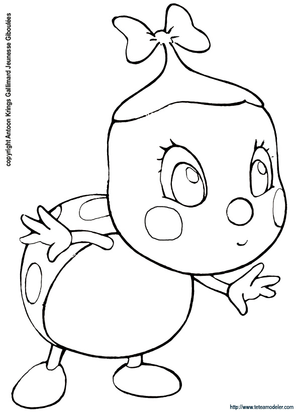 coloriage coccinelle a imprimer gratuit