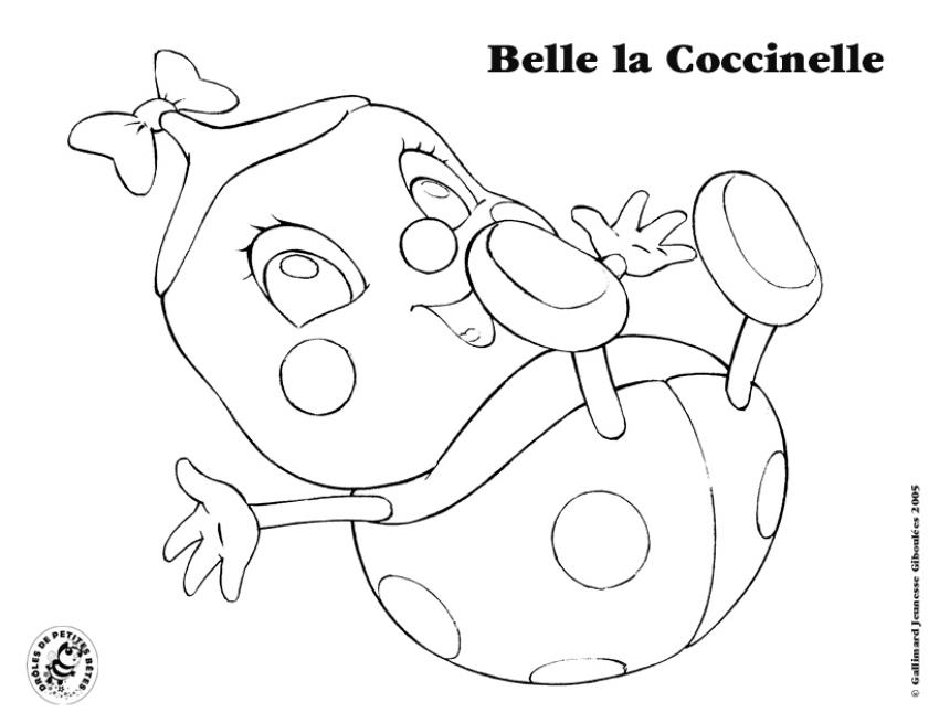 coloriage coccinelle en ligne