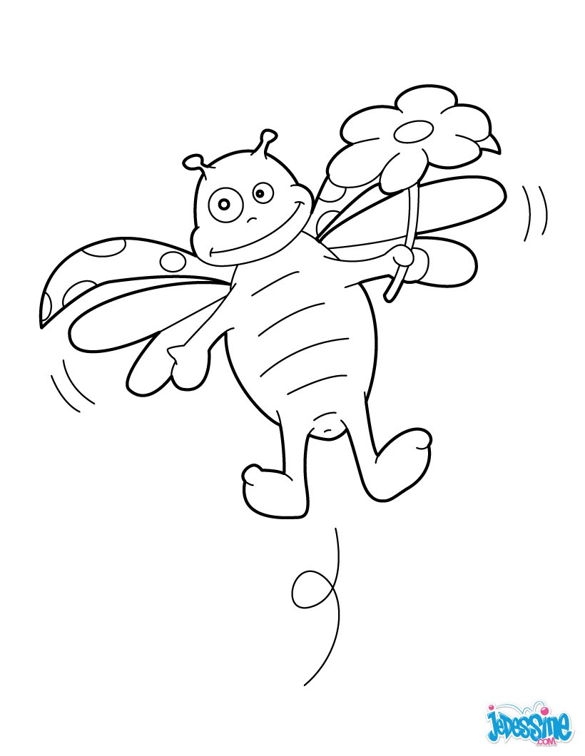 coloriage coccinelle en ligne