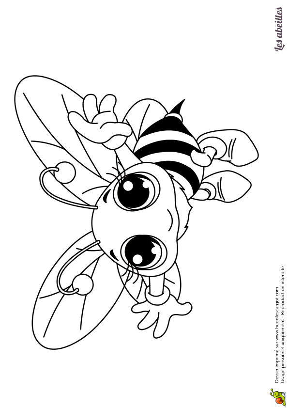 coloriage coccinelle rigolote