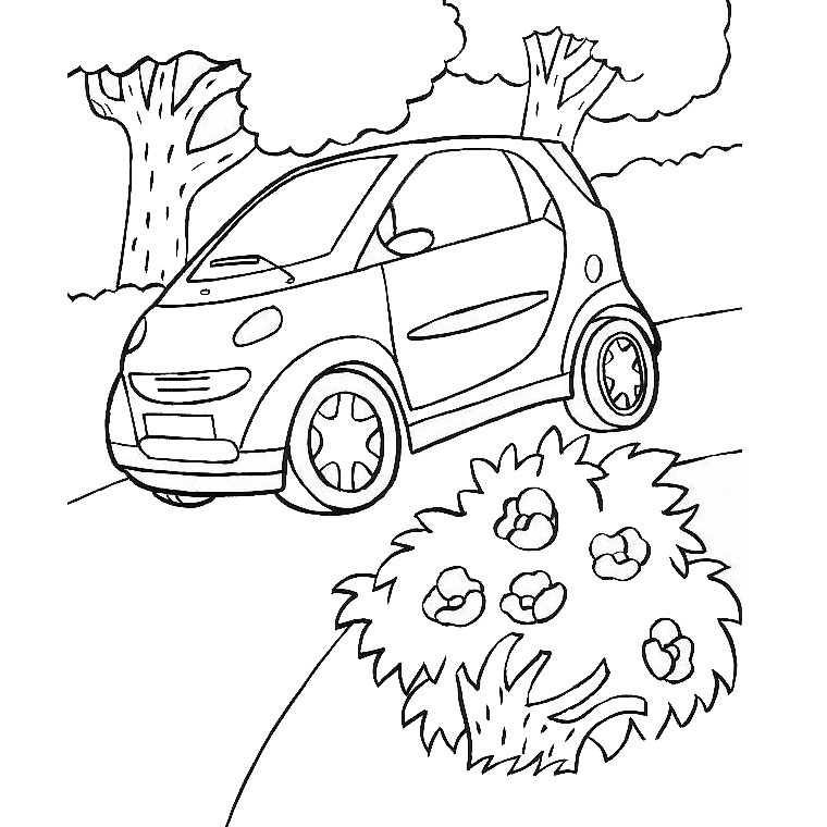 coloriage coccinelle voiture