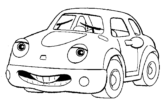 coloriage coccinelle voiture