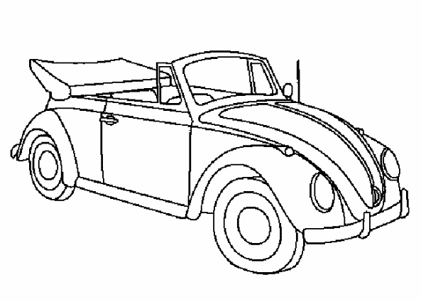 78 dessins de coloriage Coccinelle Vw à imprimer