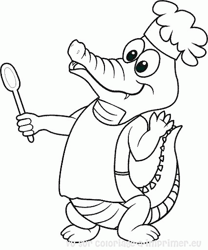 Coloriage A Dessiner Bebe Crocodile