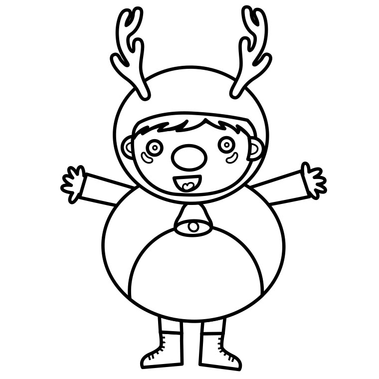 coloriage de pere noel gratuit