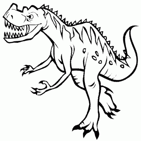 coloriage dinosaure en ligne gratuit