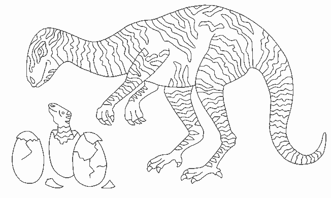 coloriage dinosaure gratuit