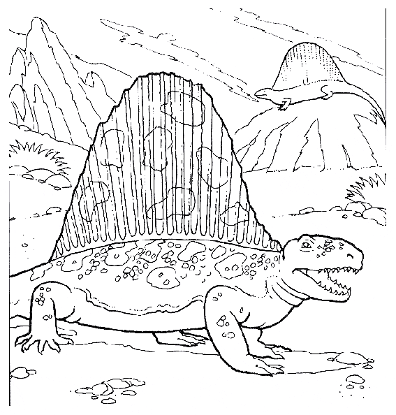 17 dessins de coloriage Dinosaure Marin à imprimer