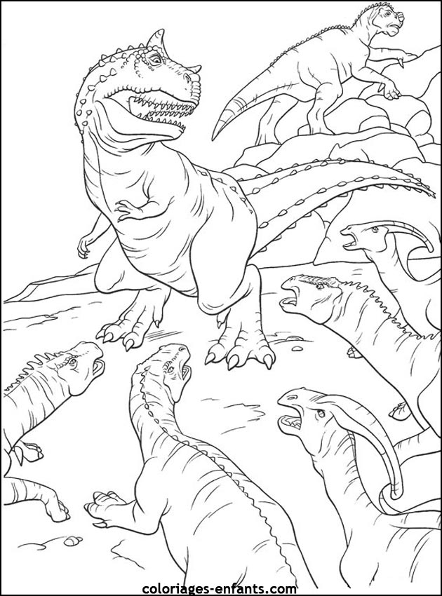 coloriage dinosaure pop